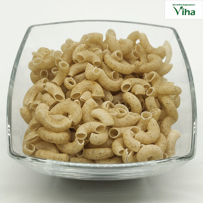 Palathaniya Pasta, rough textured tan pasta pieces