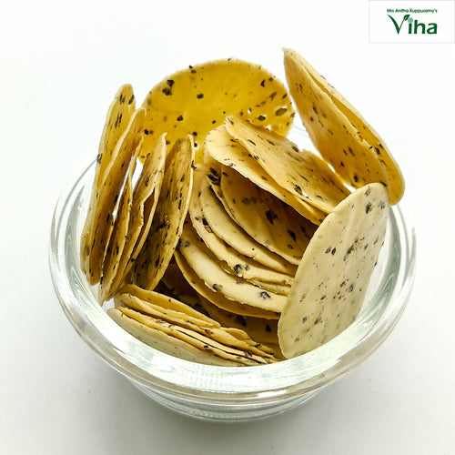 Pepper Coin Papad / Appalam