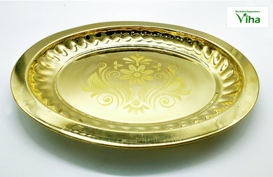 Multi Purpose Oval Brass Plate