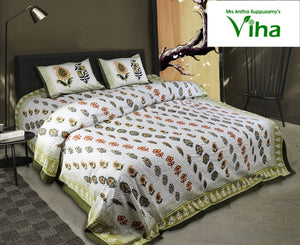 Premium Twirl Cotton Bedsheets - including tax