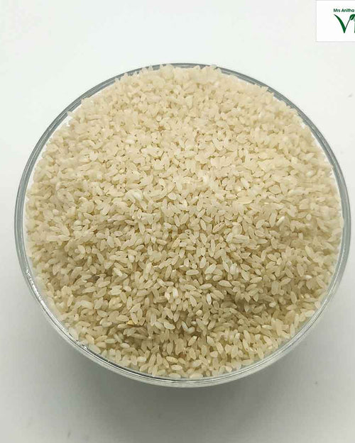 Seeraga Samba Boiled Rice in a glass bowl