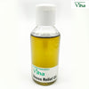 Stress Relief Oil, a clear plastic bottle filled with yellow liquid, featuring a white flip-top cap and a white label with green and black text