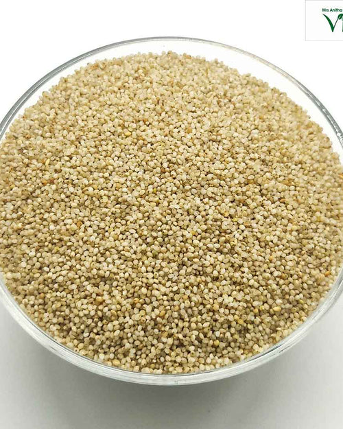 Varagu Rice in a clear glass bowl
